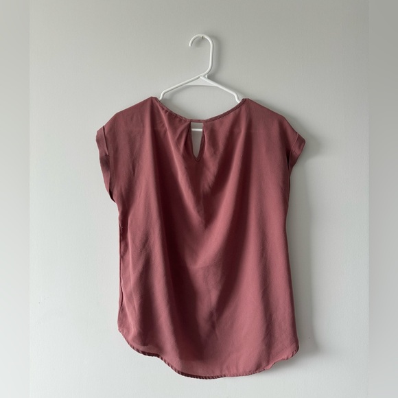 Mauve Chiffon Blouse - Picture 3 of 5